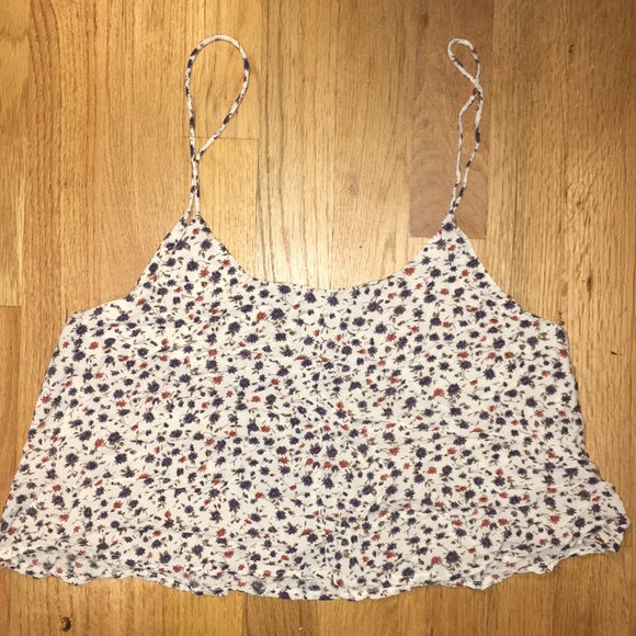 Brandy Melville floral tank top - Picture 2 of 2